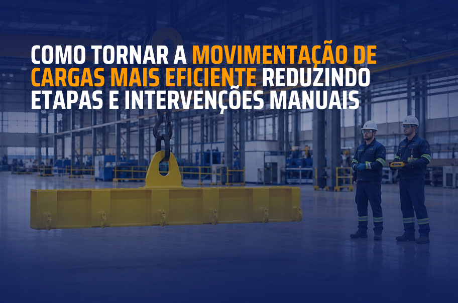 Operação industrial eficiente com dispositivo de içamento Max-Crane